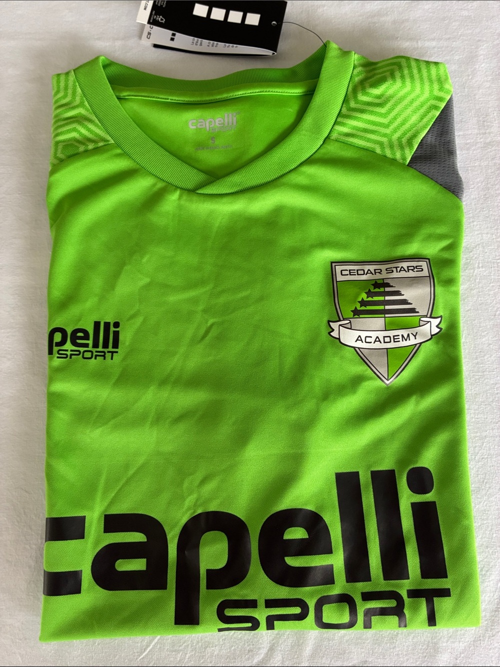 Capelli of New York Lime Green Cedar Stars Academy Men's Jersey